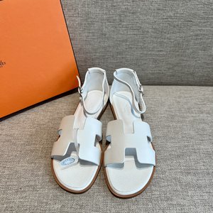 Hermes Shoes Sandals Replica Best Cowhide Goat Skin Sheepskin Fashion