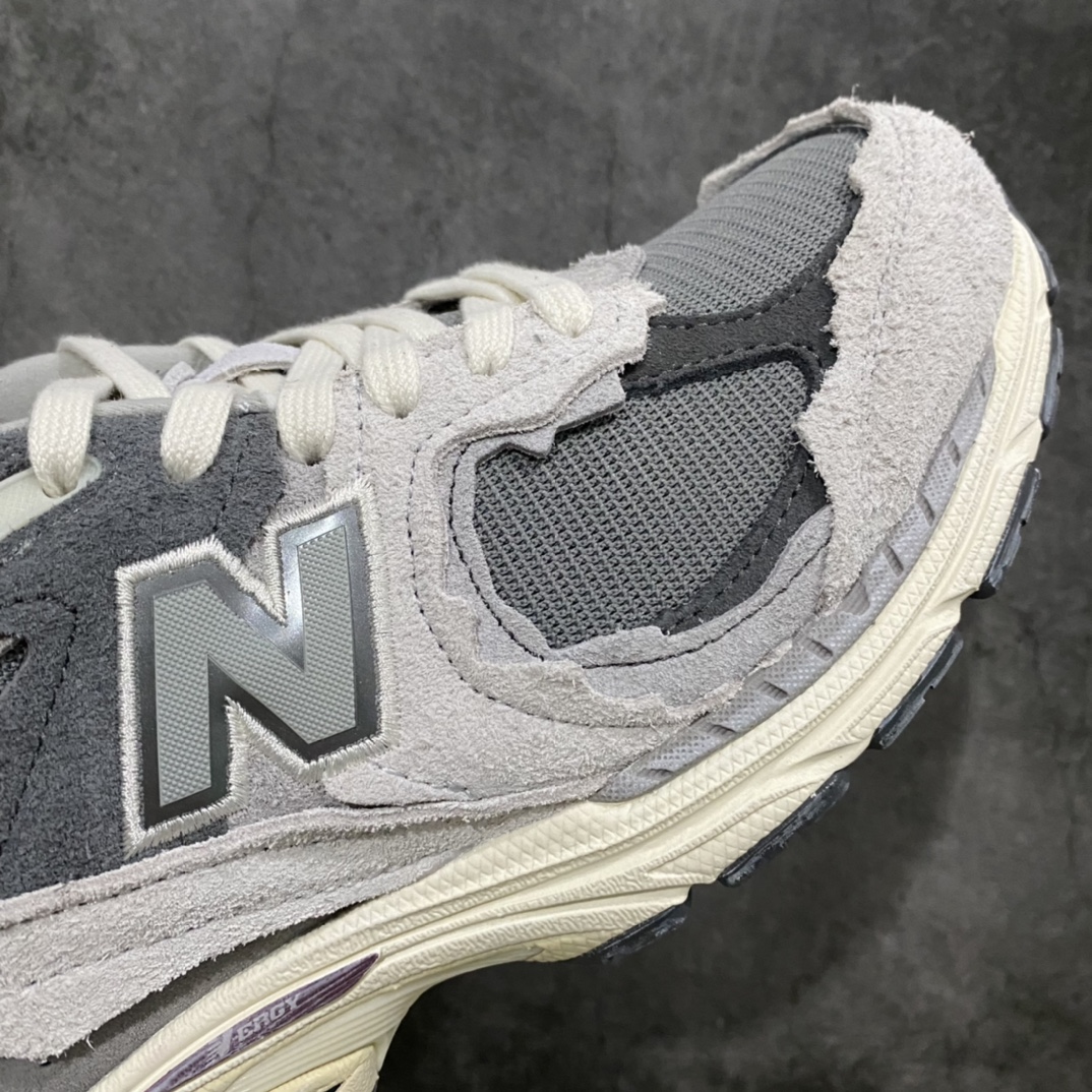 图片[5]-纯原版本 New Balance 新百伦 \” Refined Future \” 云雨灰 复古休闲跑步鞋 M2002RDA 原厂数据开发 原厂网纱 正确卡色皮料冲裁组合 匠心打造 耗时两个月开发完成 工艺极其复杂难度可想而知 新开独立私模大底 全网唯一正确做旧组合大底 高端零售专供产物 尺码：40 40.5 41.5 42 42.5 43 44 44.5 45 45.5 46.5-选品中心