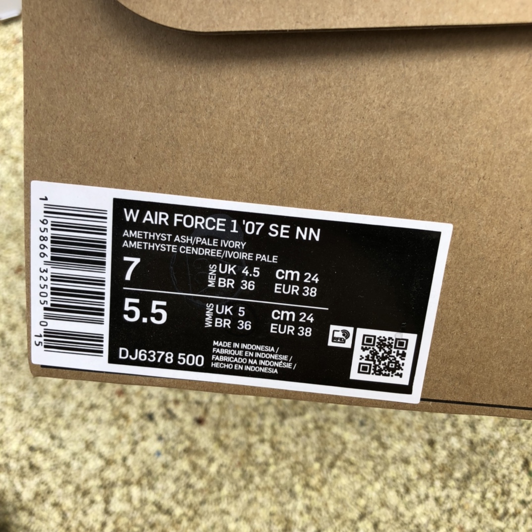 Nike Air Force1 Low AF1香芋紫 空军一号 低帮板鞋 DJ6378-500