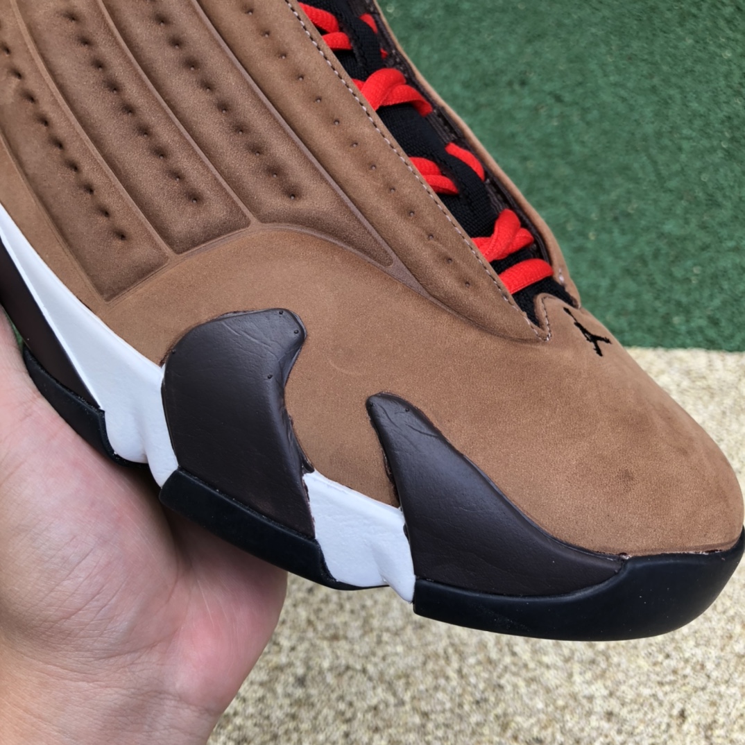 Air Jordan 14乔AJ14古铜色黑棕咖啡男小兵马俑篮球鞋DO9406-200