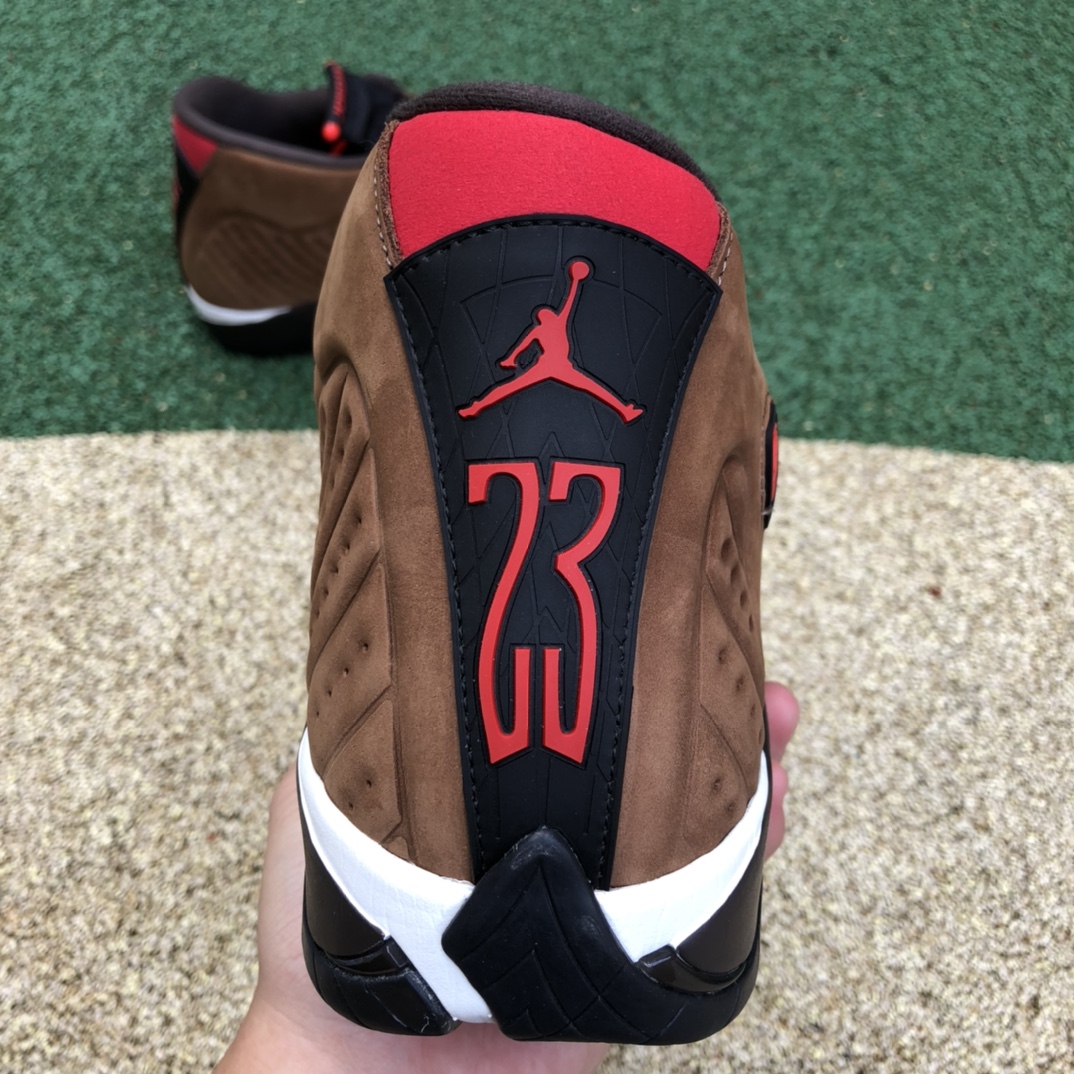 Air Jordan 14乔AJ14古铜色黑棕咖啡男小兵马俑篮球鞋DO9406-200