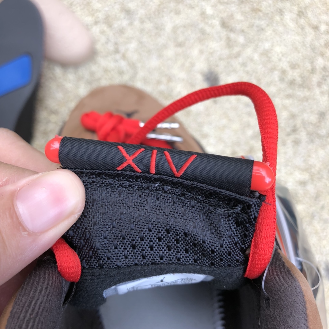 细节图- aj14小兵马俑 AJ14古铜色黑棕咖啡男小兵马俑篮球鞋DO9406-200