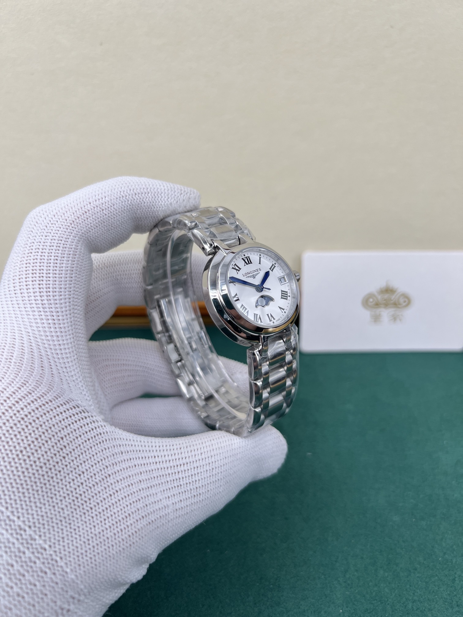 Longines 皇家 浪琴优雅系列，心月月相