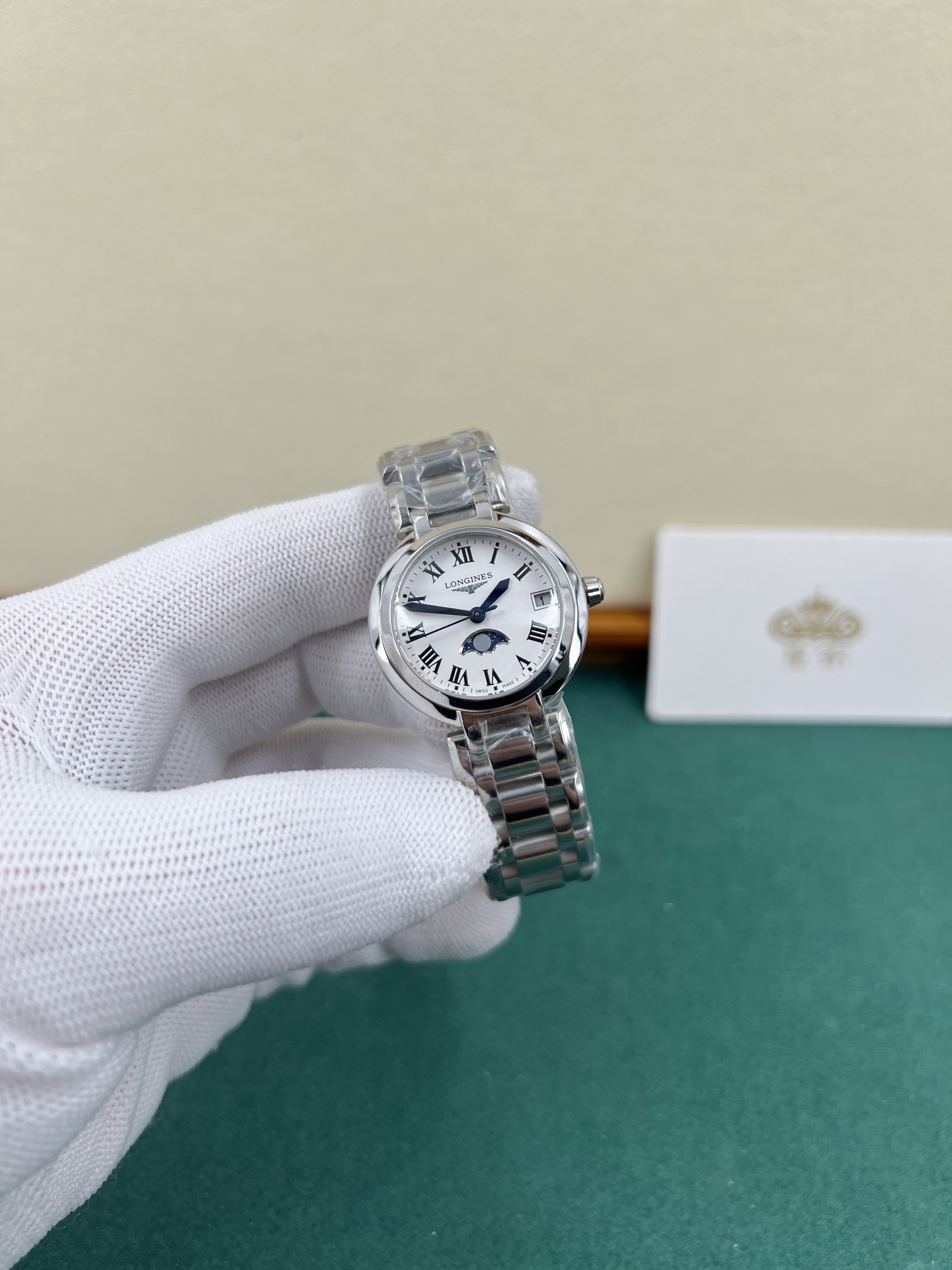 Longines 皇家 浪琴优雅系列，心月月相