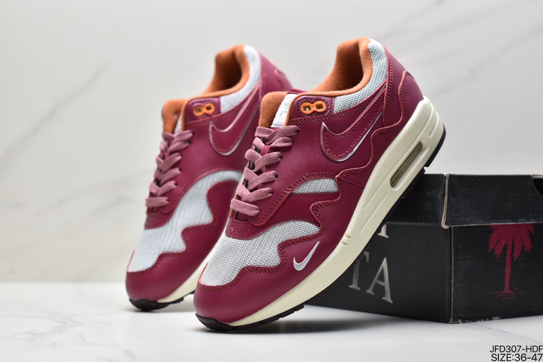 170 Patta x Nike Air Max 1“Monarch”复古休闲跑步鞋DR0448