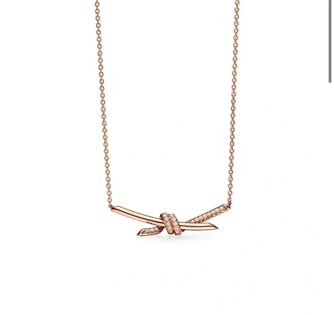 Tiffany & Co. Tiffany项链 新缘系列 大号打结项链半钻
