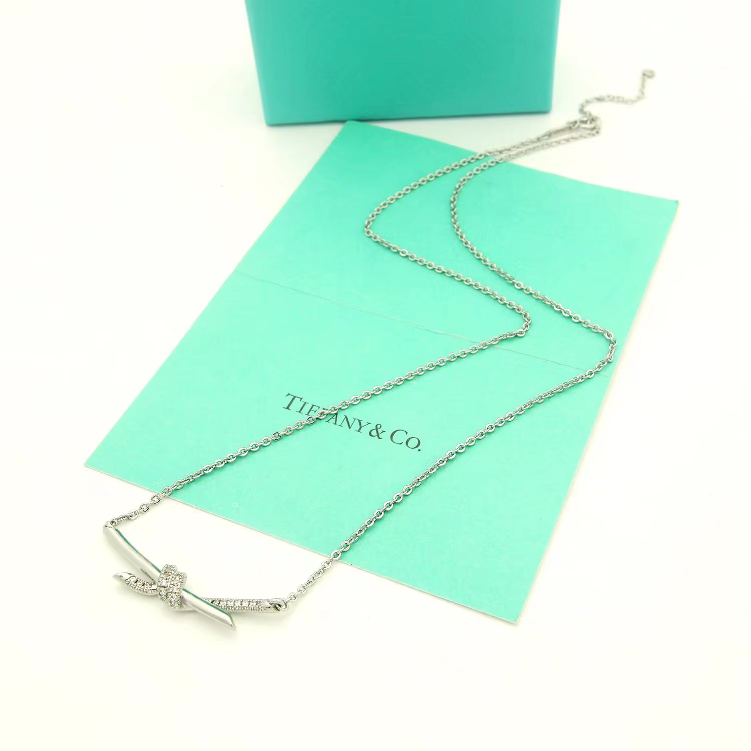 Tiffany & Co. Tiffany项链 新缘系列 大号打结项链半钻
