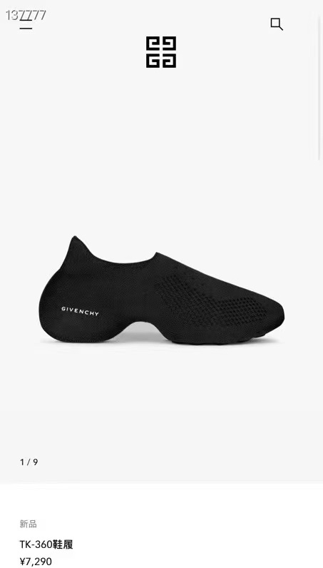 K0 2022春夏Givenchy 纪梵希 Givenchy TK- K5 系列、网红明星范丞丞蔡徐坤王一博同款、高街风的版型、鞋面进口飞织、原版开模大底、鞋面大底一体做法、工艺十分复杂：