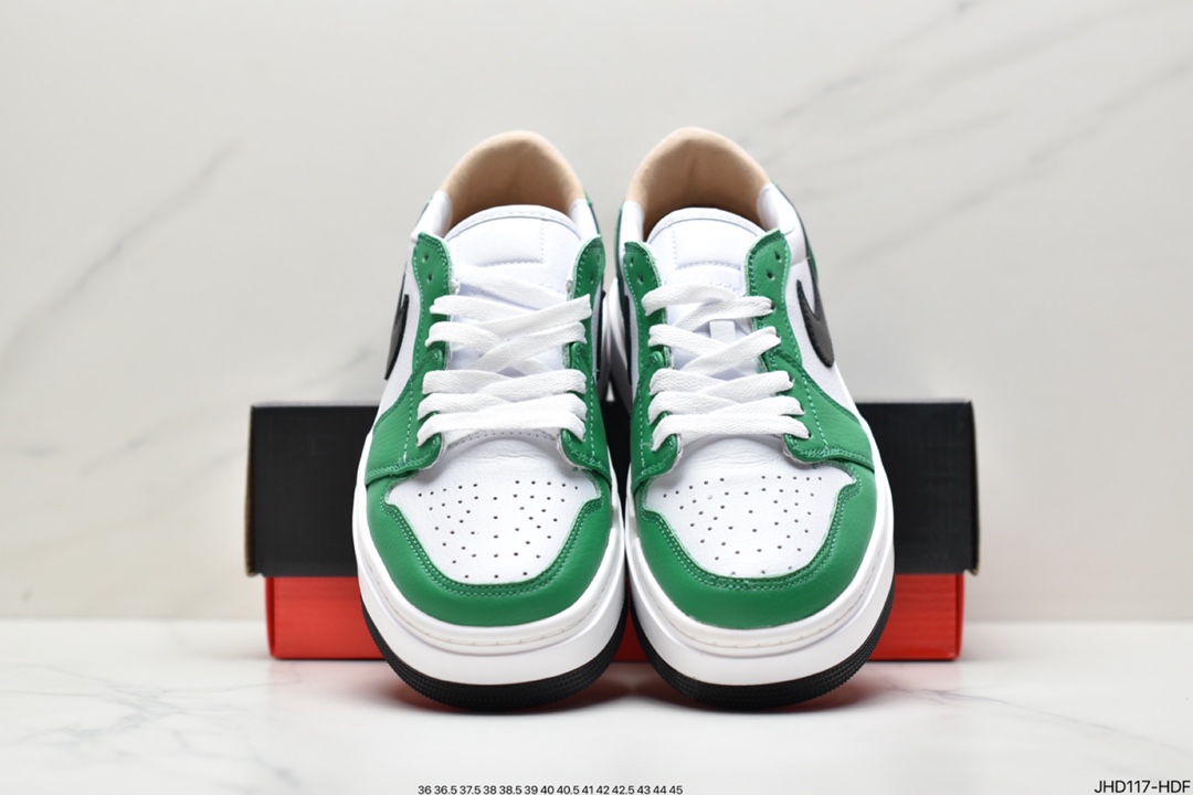 190 真标Air Jordan 1 Elevate Low SE ”Bred”’ 厚底复古篮球鞋DH7004