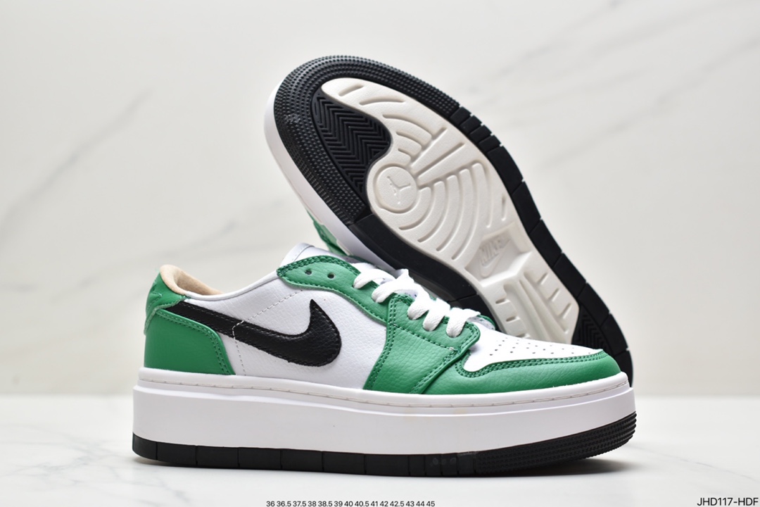 190 真标Air Jordan 1 Elevate Low SE ”Bred”’ 厚底复古篮球鞋DH7004