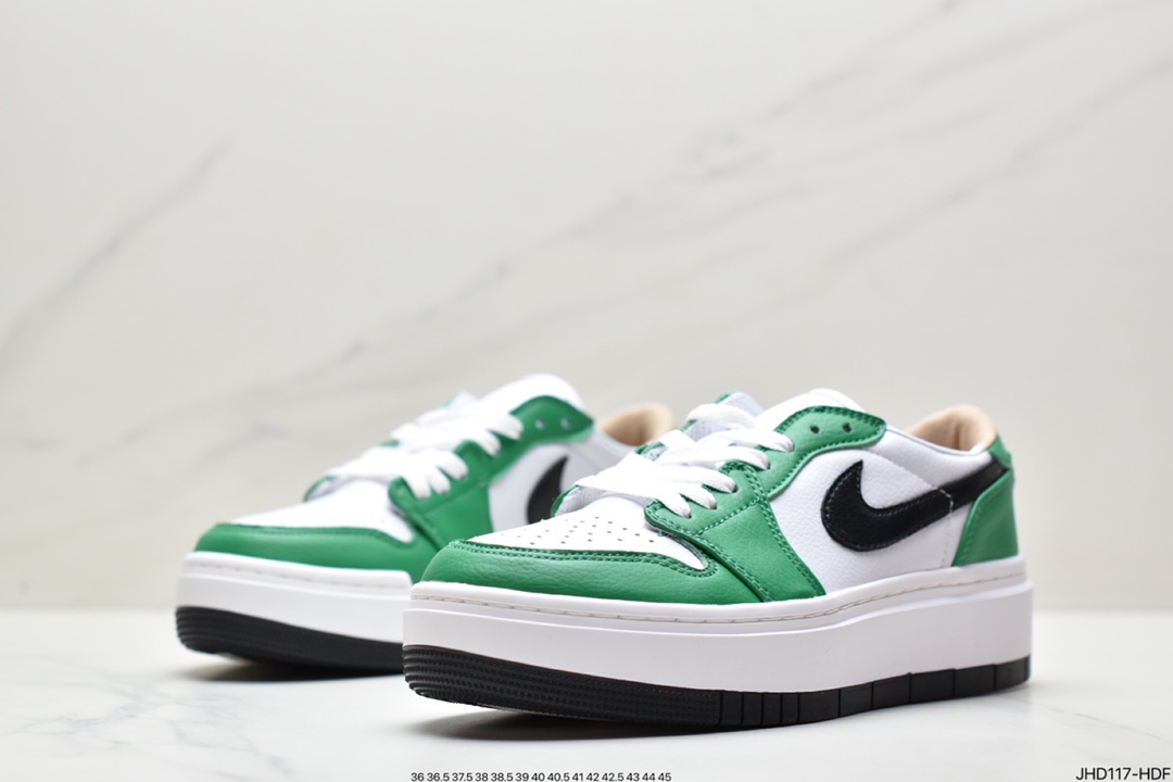 190 真标Air Jordan 1 Elevate Low SE ”Bred”’ 厚底复古篮球鞋DH7004