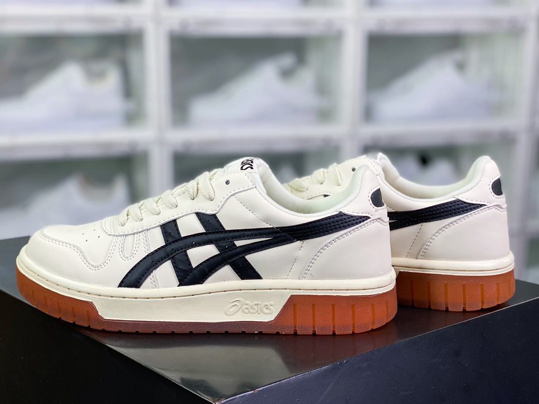 150 ASICS Court Mz Low 中性学院系列低帮复古厚底增高休闲运动板鞋1203A127-750