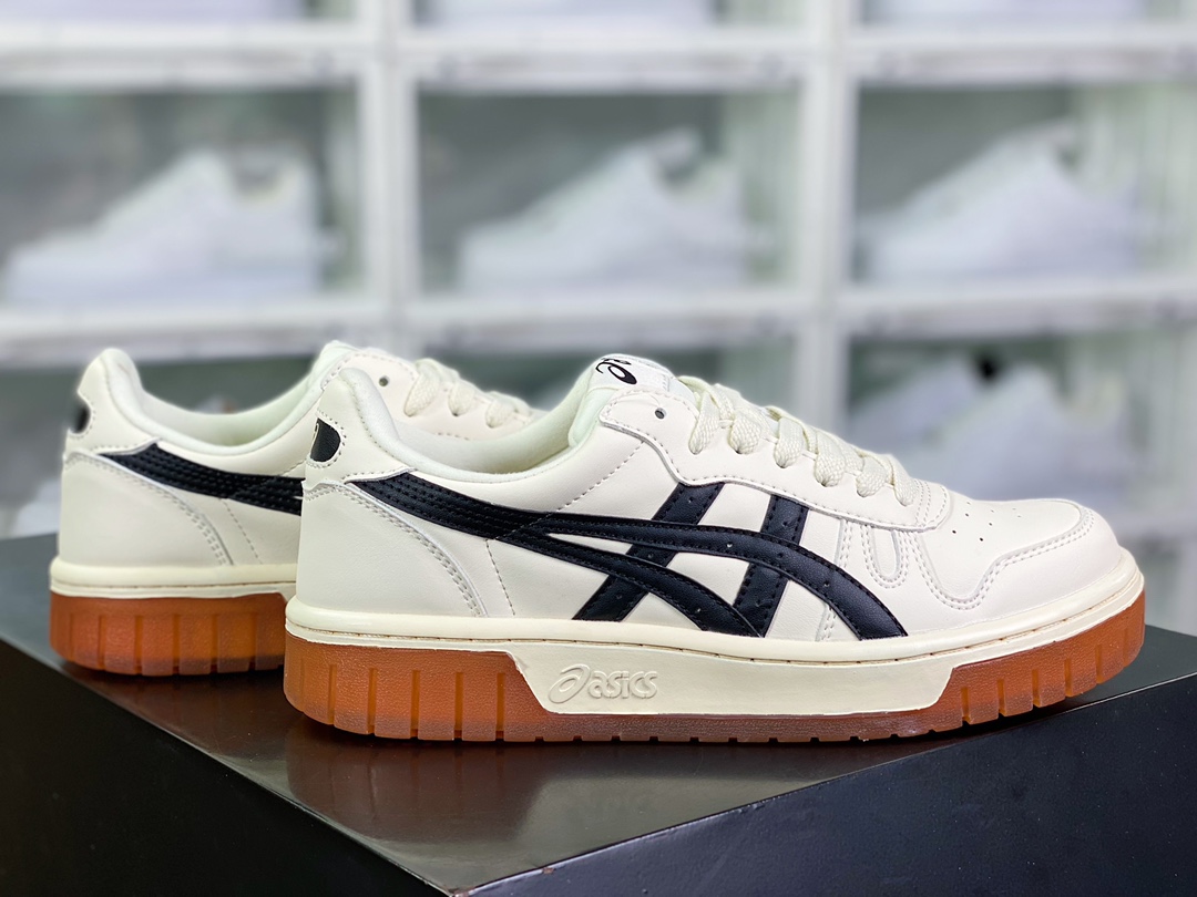 150 ASICS Court Mz Low 中性学院系列低帮复古厚底增高休闲运动板鞋1203A127-750