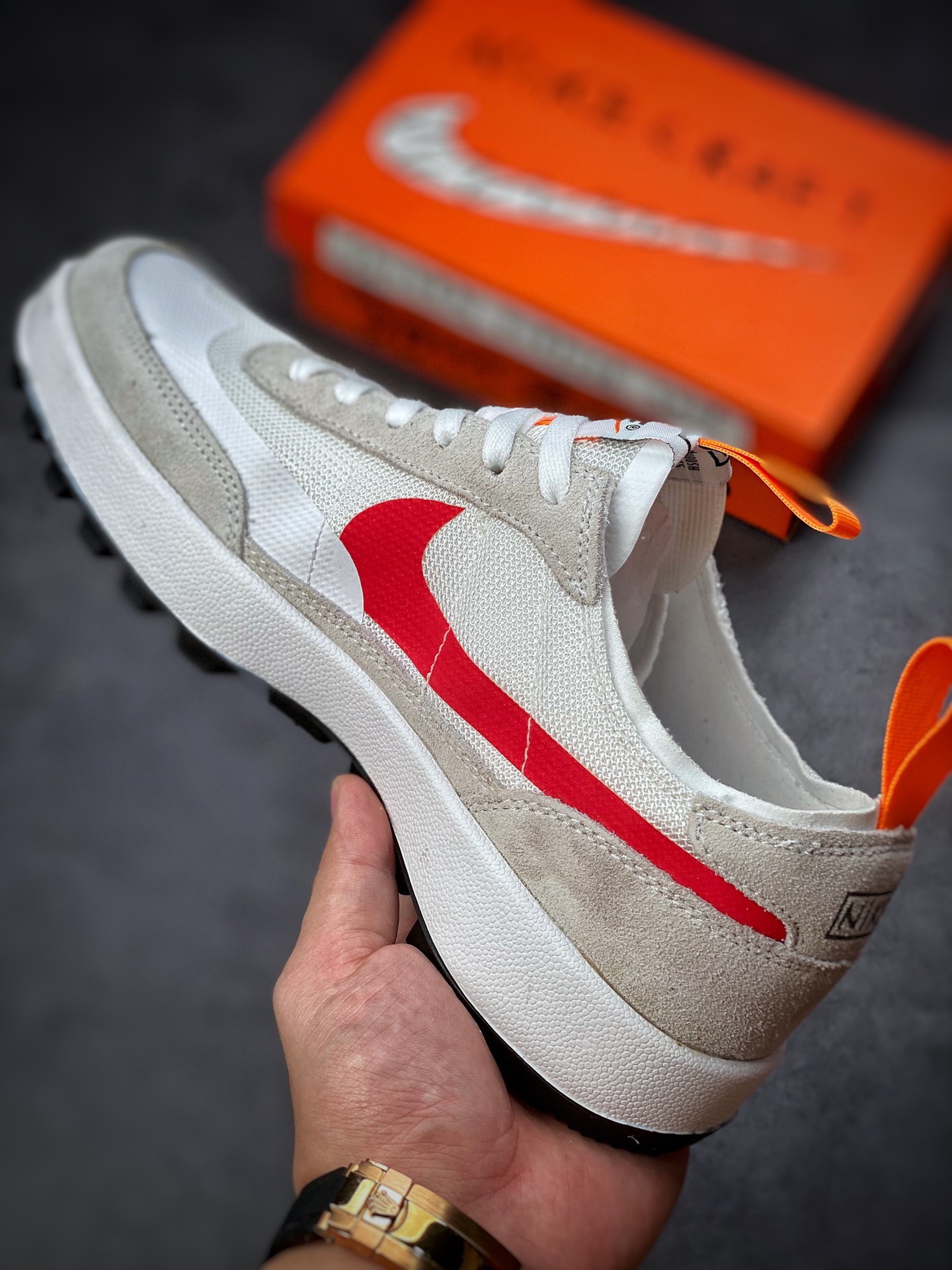 160 Tom Sachs x Nike Craft 白红 DA6672-100