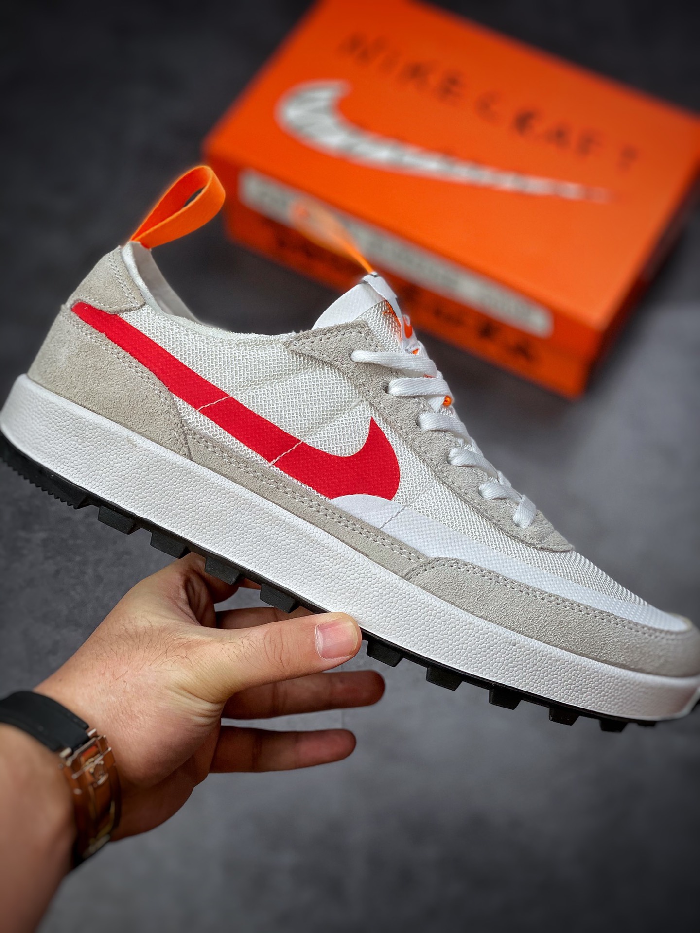 160 Tom Sachs x Nike Craft 白红 DA6672-100