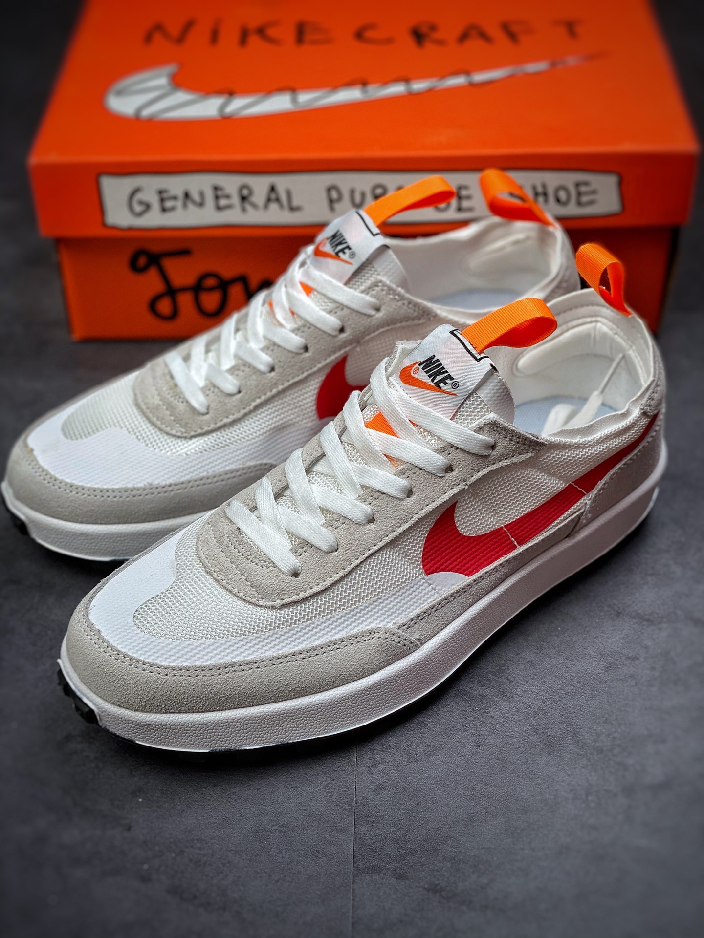 160 Tom Sachs x Nike Craft 白红 DA6672-100