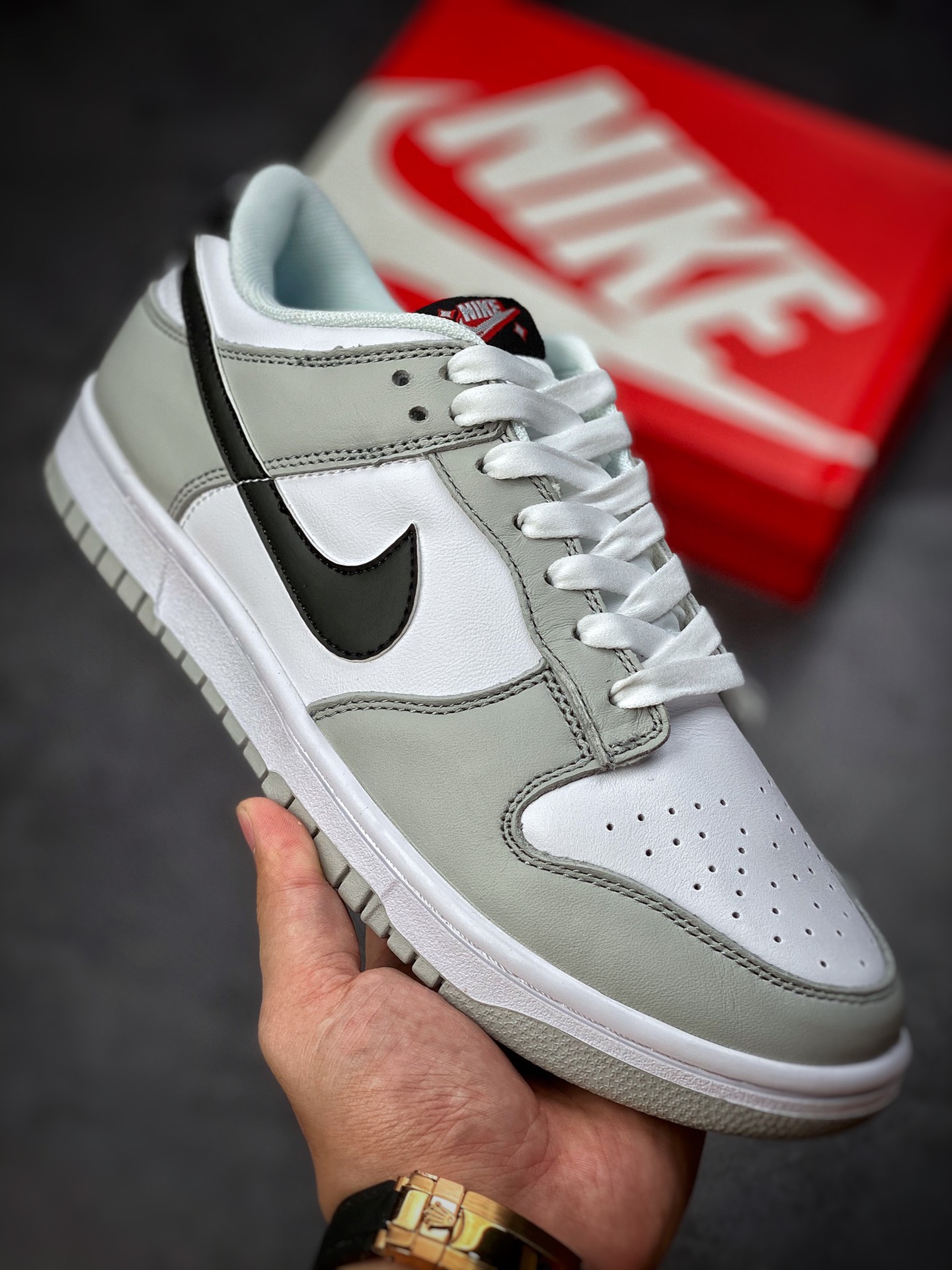 280 Nike SB Dunk Low ”Lottery”浅灰白黑刮刮乐 DR9654-001