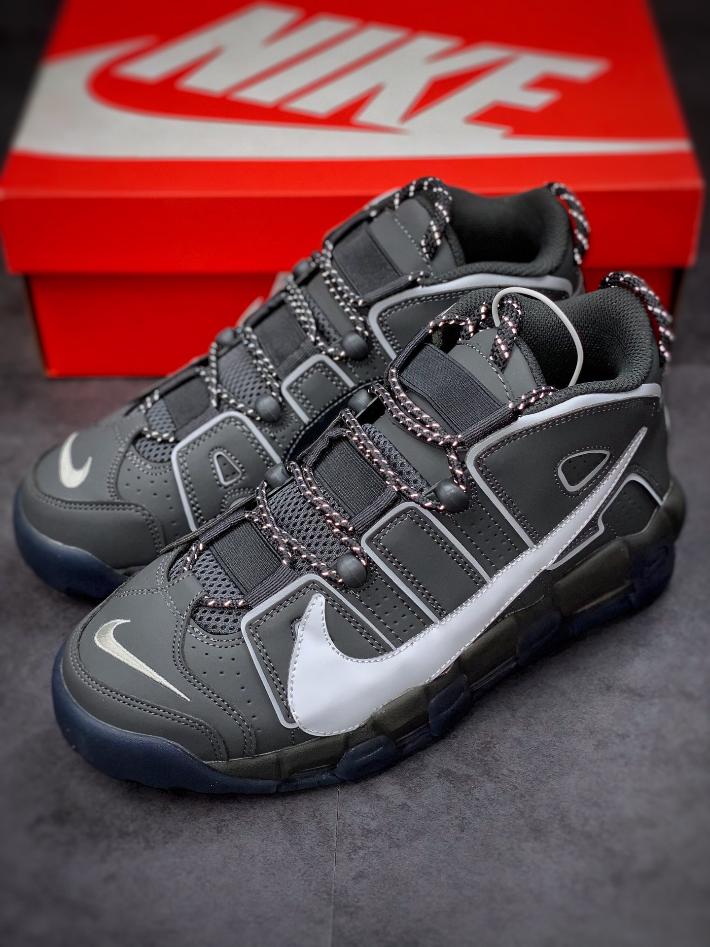 260 Air More Uptempo’96 铁灰 代表着历史最高版本皮蓬 DQ5014-068