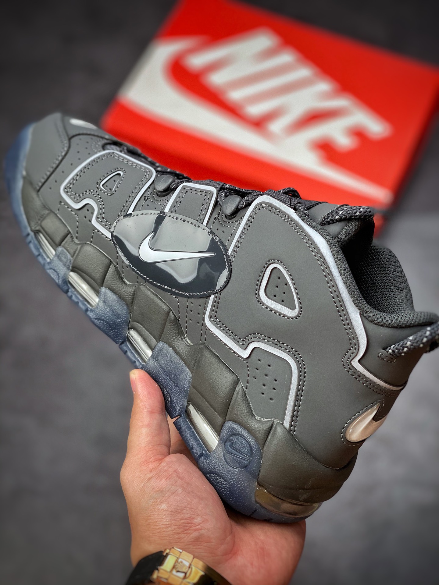 260 Air More Uptempo’96 铁灰 代表着历史最高版本皮蓬 DQ5014-068