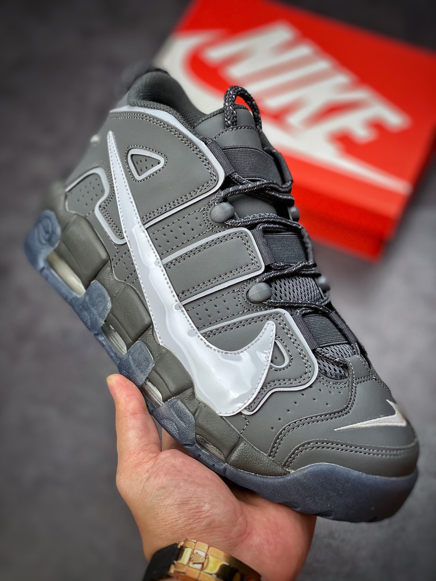 260 Air More Uptempo’96 铁灰 代表着历史最高版本皮蓬 DQ5014-068