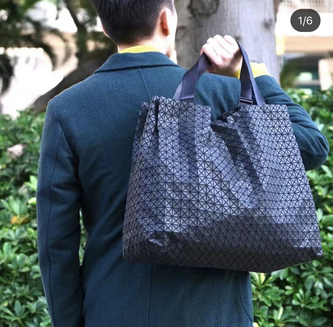 Issey Miyake BAOBAO Geometric Tote Bag Adjustable Handbag Shoulder Bag 1 i1657000237 7458 0