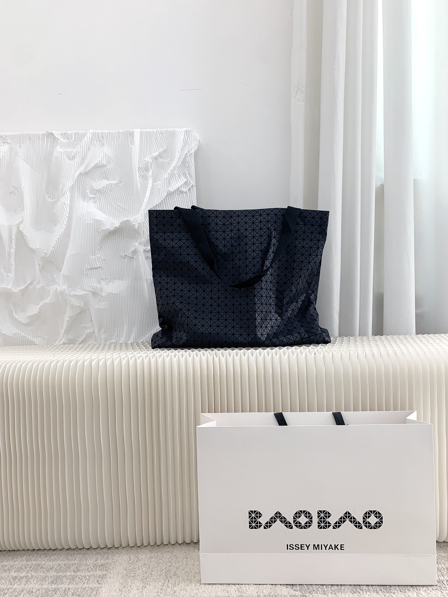 Issey Miyake BAOBAO Geometric Tote Bag Adjustable Handbag Shoulder Bag 2 i1657000257 8647 7