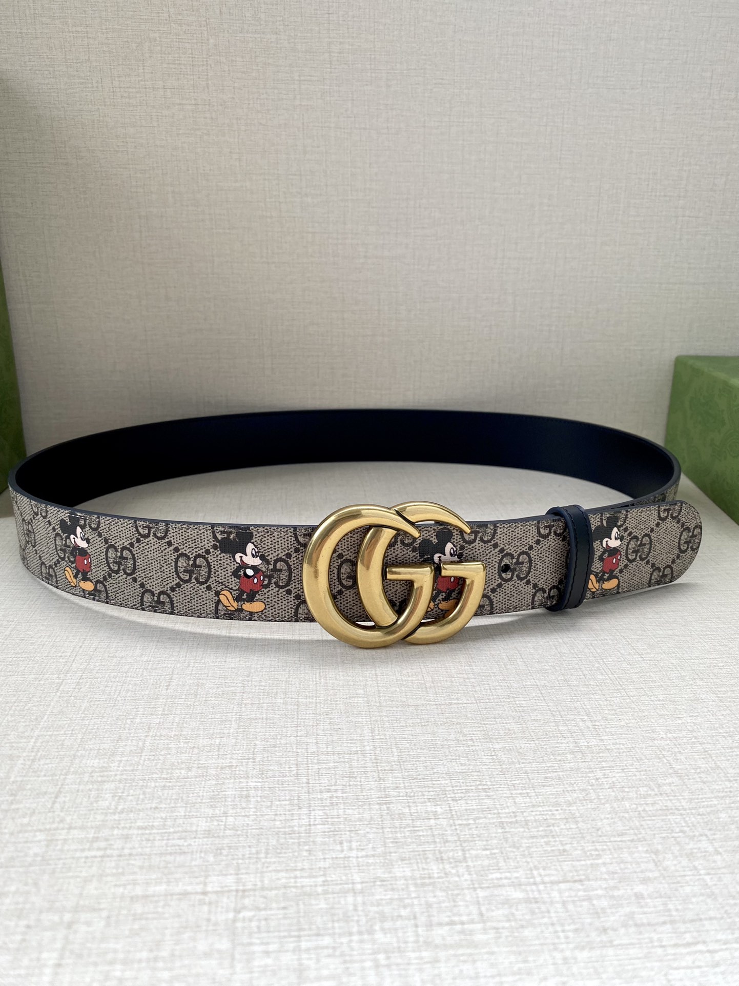 宽度4.0cmGUCCI米奇动漫图案