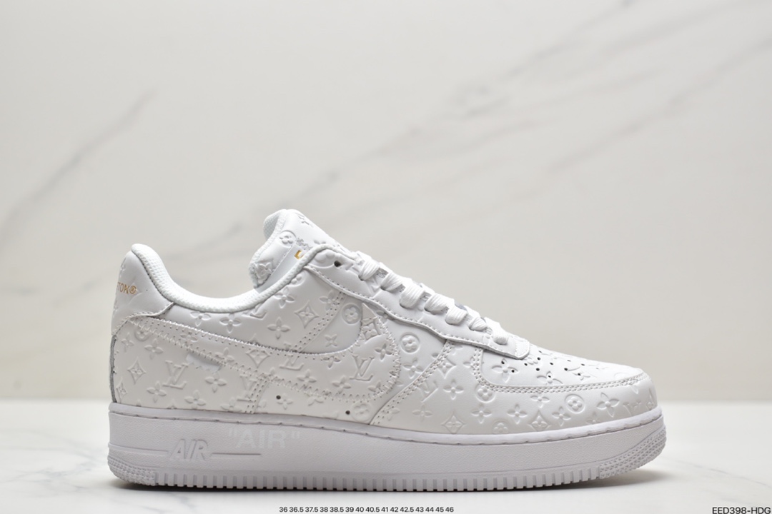 370 超奢联名 路易威登 LV×Nike Air Force 1 Low 07 空军一号 LV3369-100