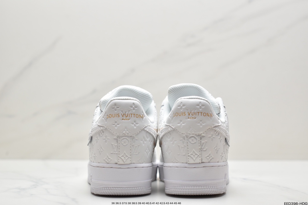 370 超奢联名 路易威登 LV×Nike Air Force 1 Low 07 空军一号 LV3369-100