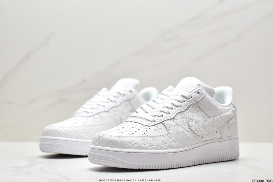 370 超奢联名 路易威登 LV×Nike Air Force 1 Low 07 空军一号 LV3369-100