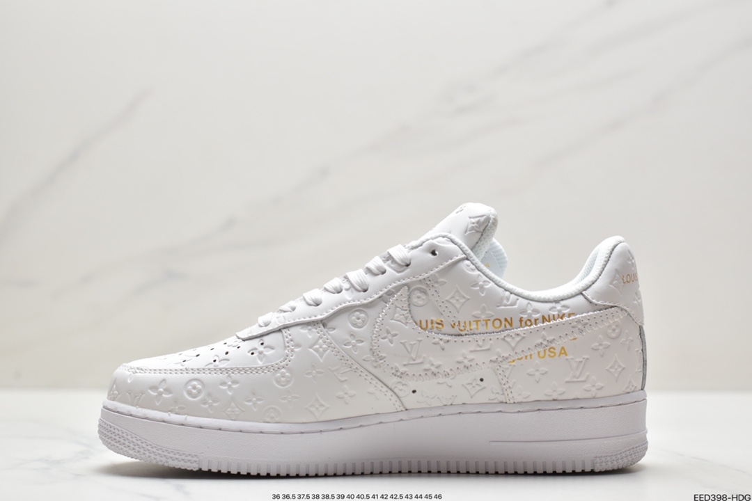 370 超奢联名 路易威登 LV×Nike Air Force 1 Low 07 空军一号 LV3369-100