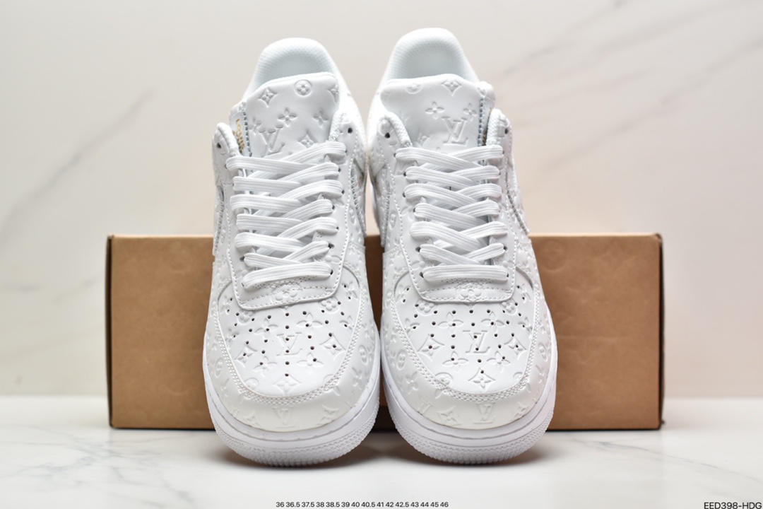 370 超奢联名 路易威登 LV×Nike Air Force 1 Low 07 空军一号 LV3369-100