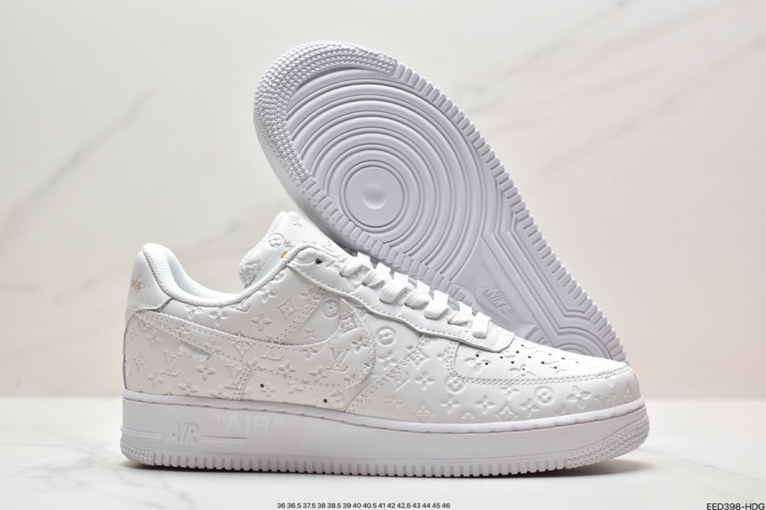 370 超奢联名 路易威登 LV×Nike Air Force 1 Low 07 空军一号 LV3369-100