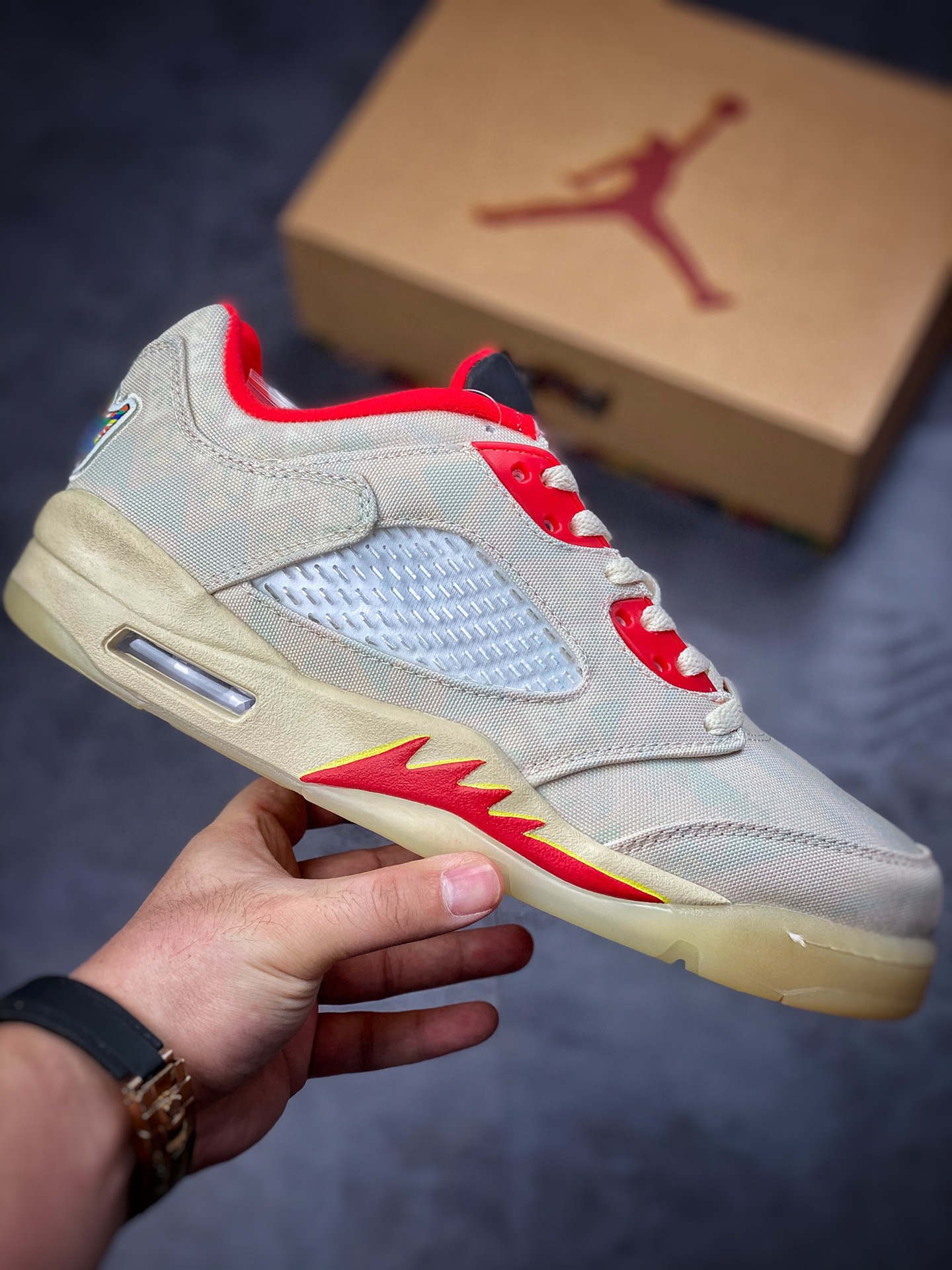 260 Air Jordan 5 Low ”Chinese New Year”   AJ5 乔5中国限定撕撕乐DD2240-100