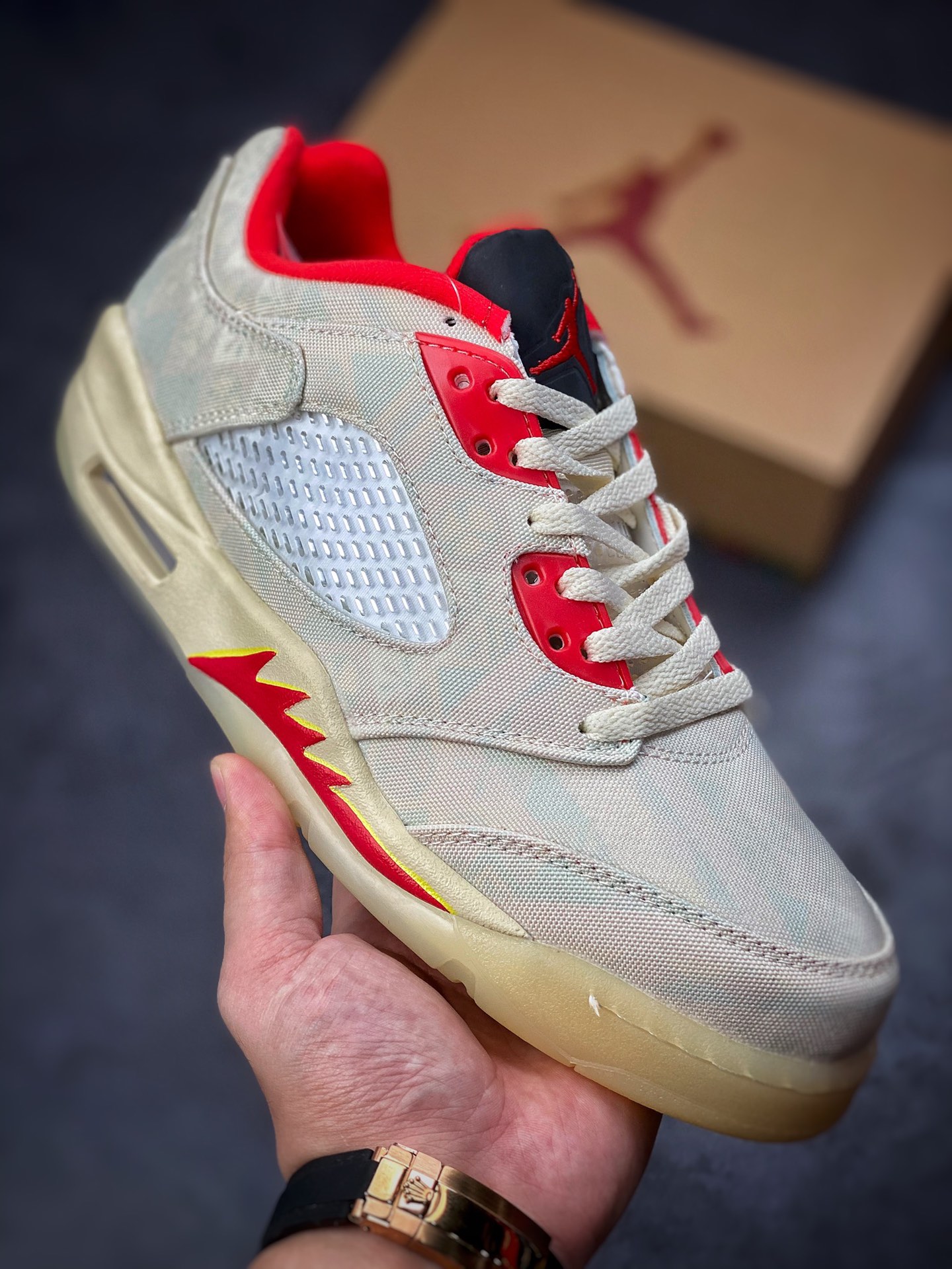 260 Air Jordan 5 Low ”Chinese New Year”   AJ5 乔5中国限定撕撕乐DD2240-100
