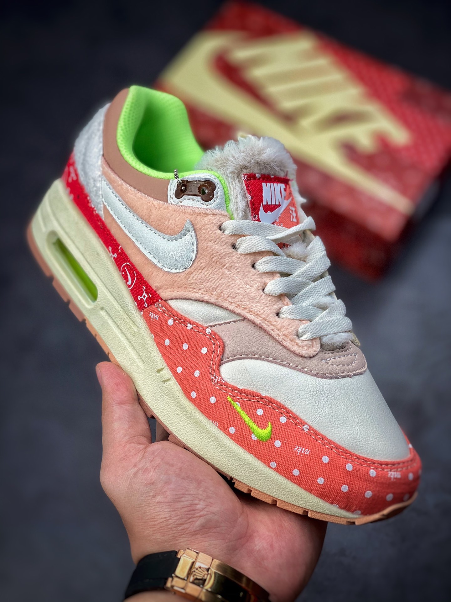 240 Nike Air Max 1 PRM ”Best Friend” 联名小气垫 复古休闲跑步鞋 DR2553-111