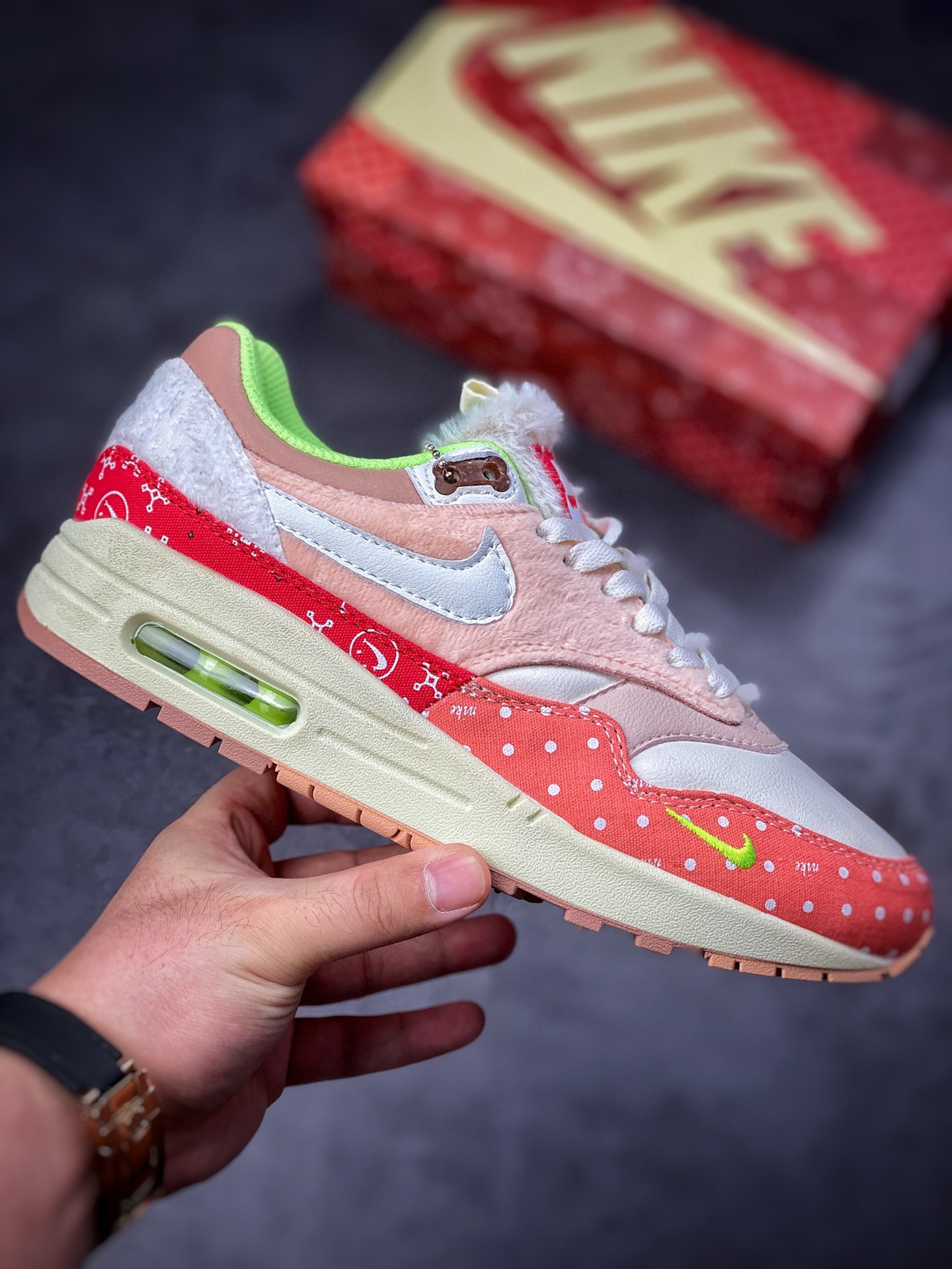 240 Nike Air Max 1 PRM ”Best Friend” 联名小气垫 复古休闲跑步鞋 DR2553-111
