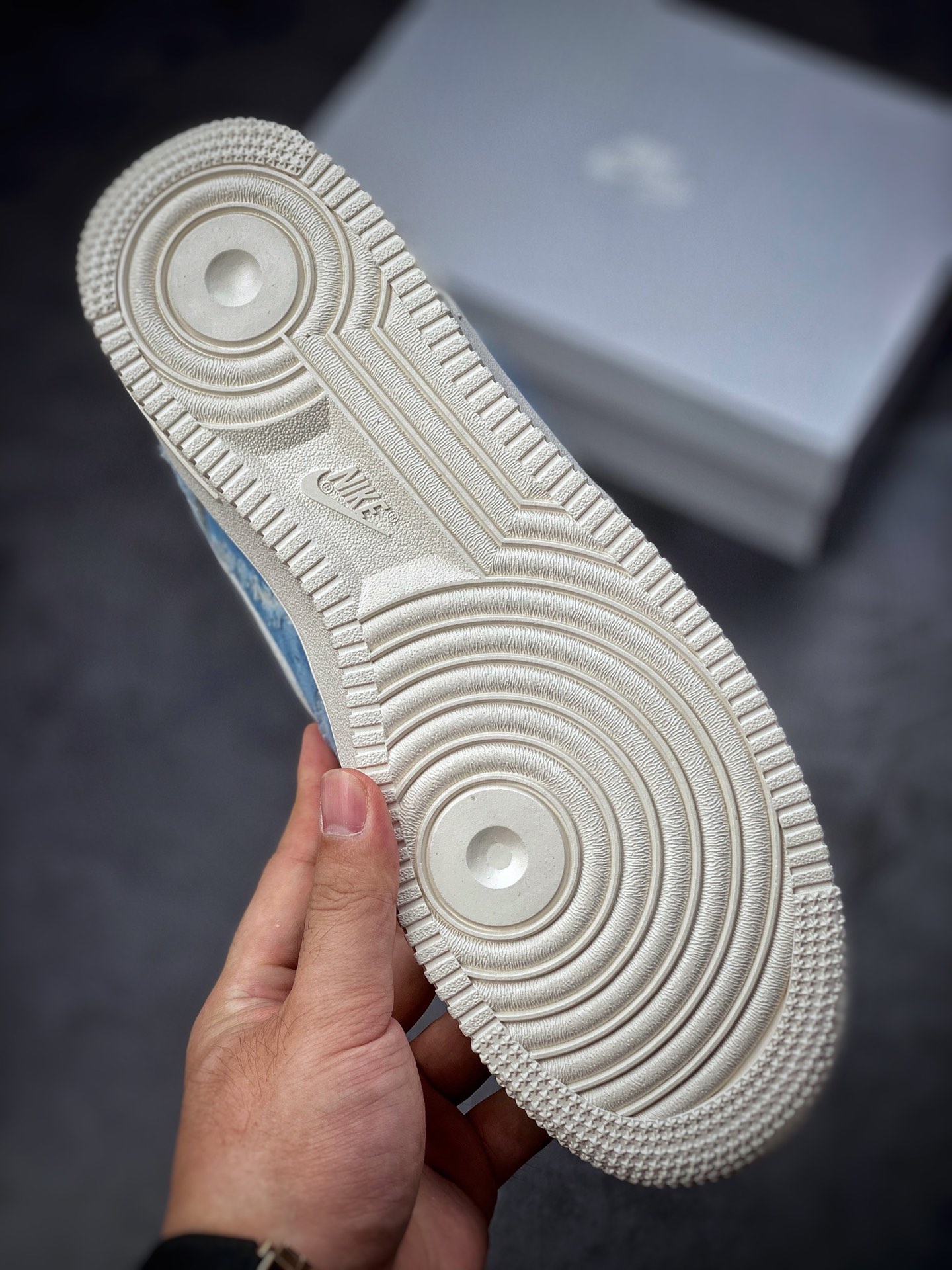 220 Nike Air Force 1 Low 07 水洗牛仔蓝  DY1830-100