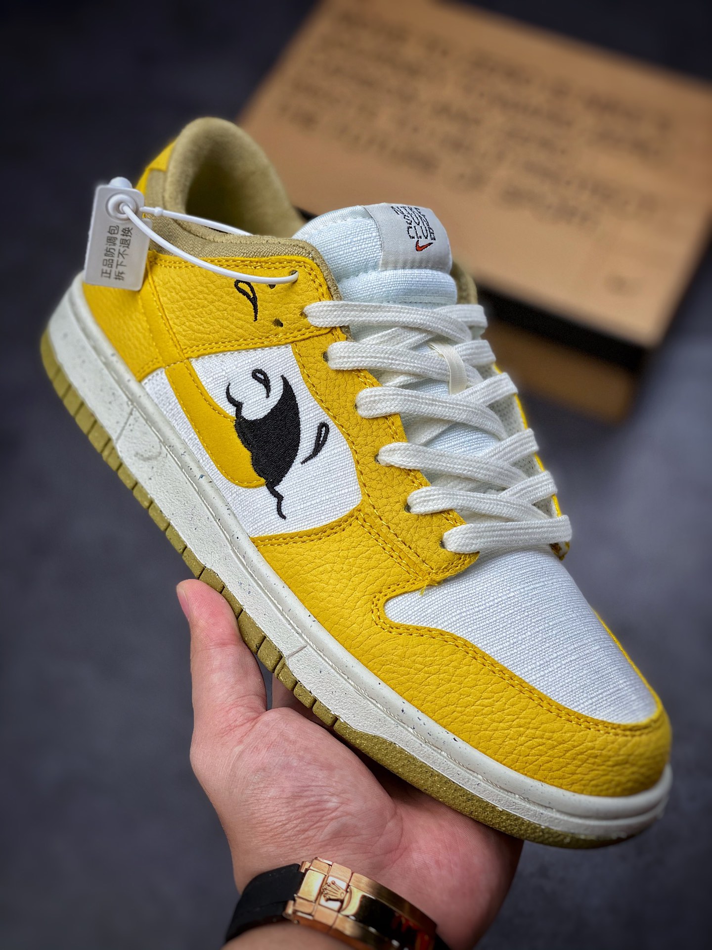 210 Nike Dunk SB Low 白黄 大厂纯原出品 DV1681-100