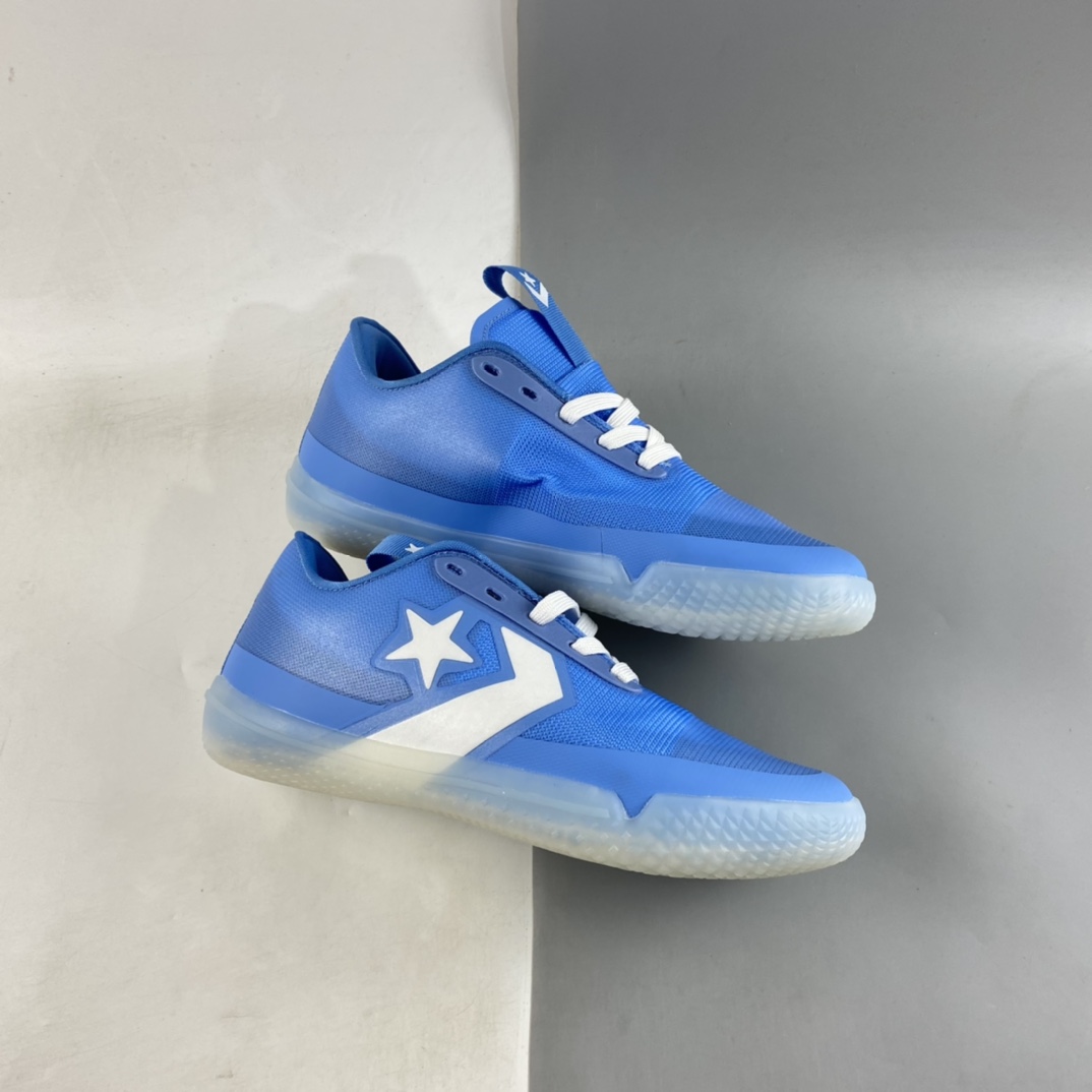 Converse ll Star Pro BB series new Converse North Carolina blue color matching low-top actual basketball shoes 167937C