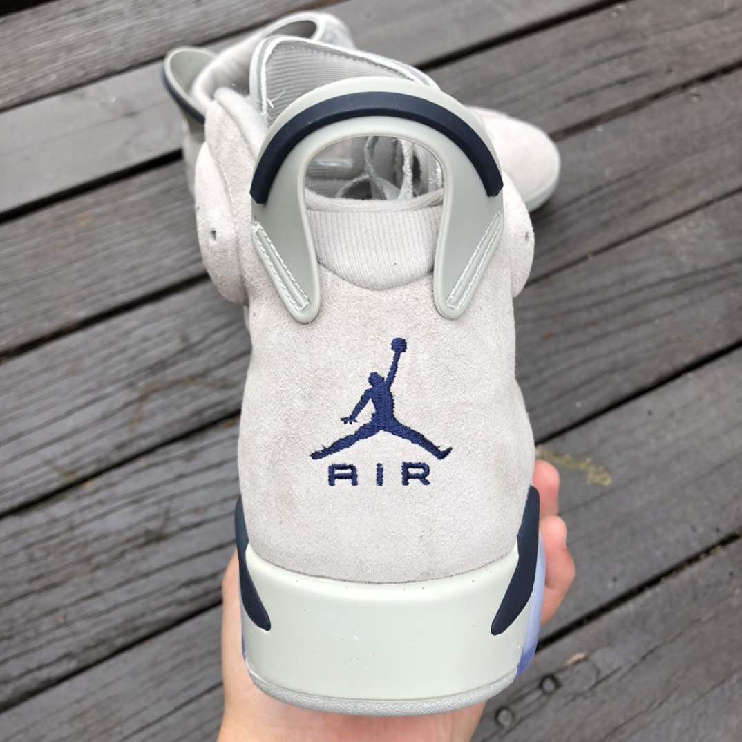 Air Jordan AJ6 Retro ”Georgetown” 乔治城灰蓝 aj6麂皮 CT8529-012