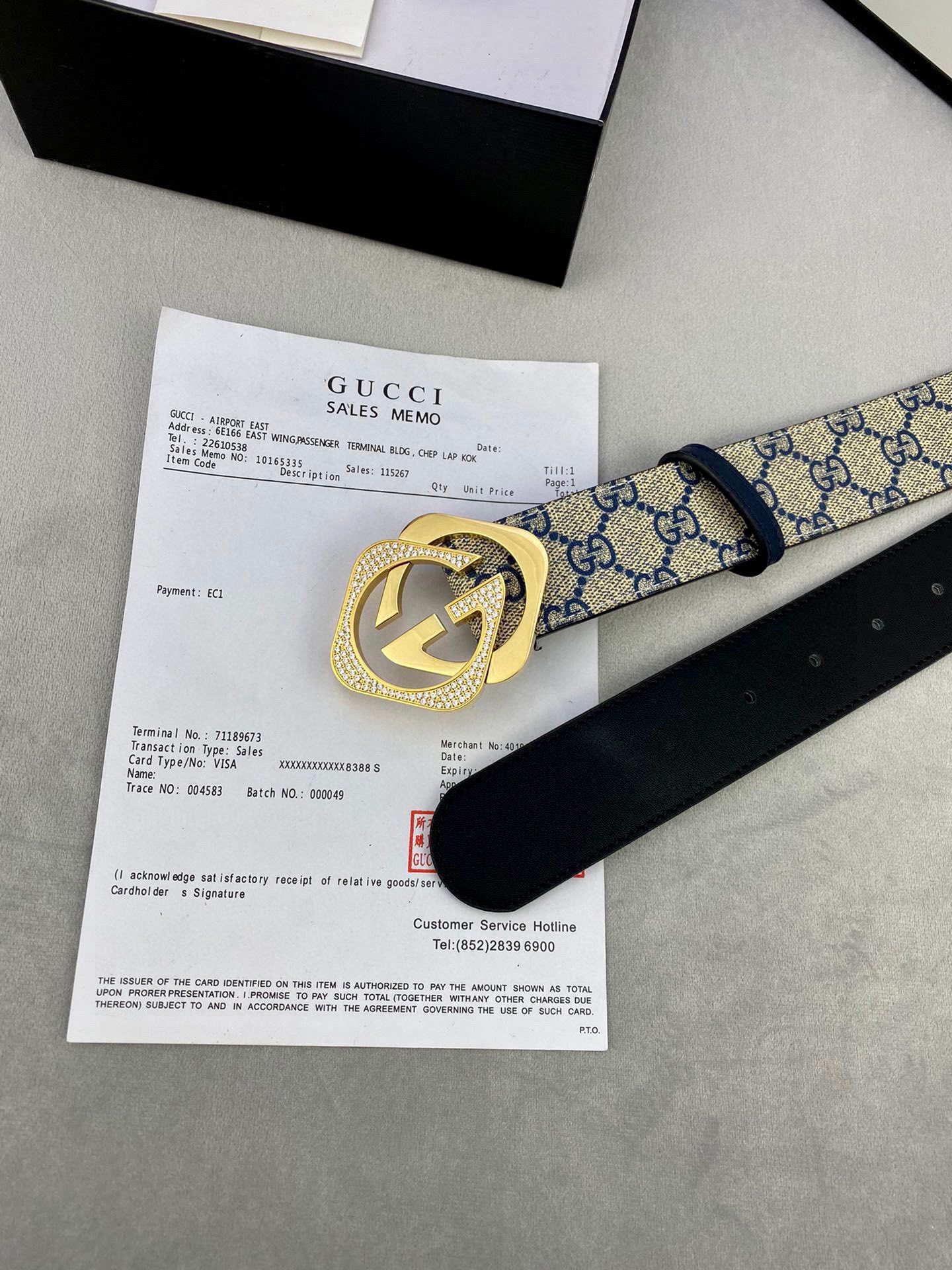 宽度4.0cmGUCCI经典款G家印