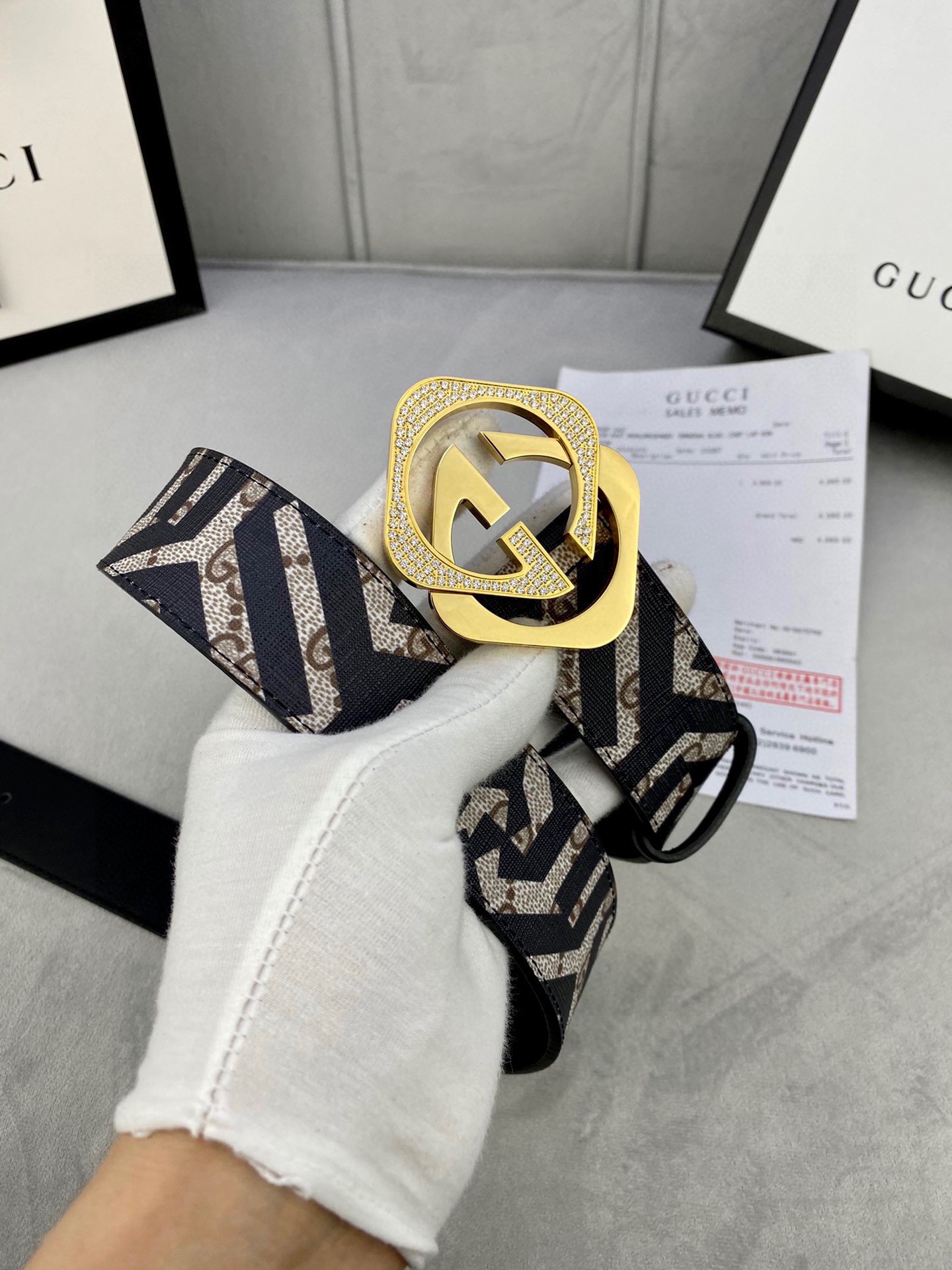 宽度4.0cmGUCCI经典款G家印