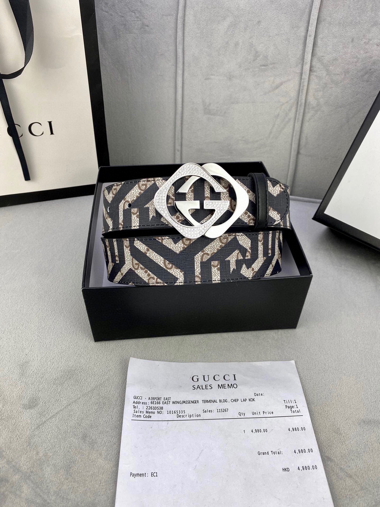 宽度4.0cmGUCCI经典款G家印