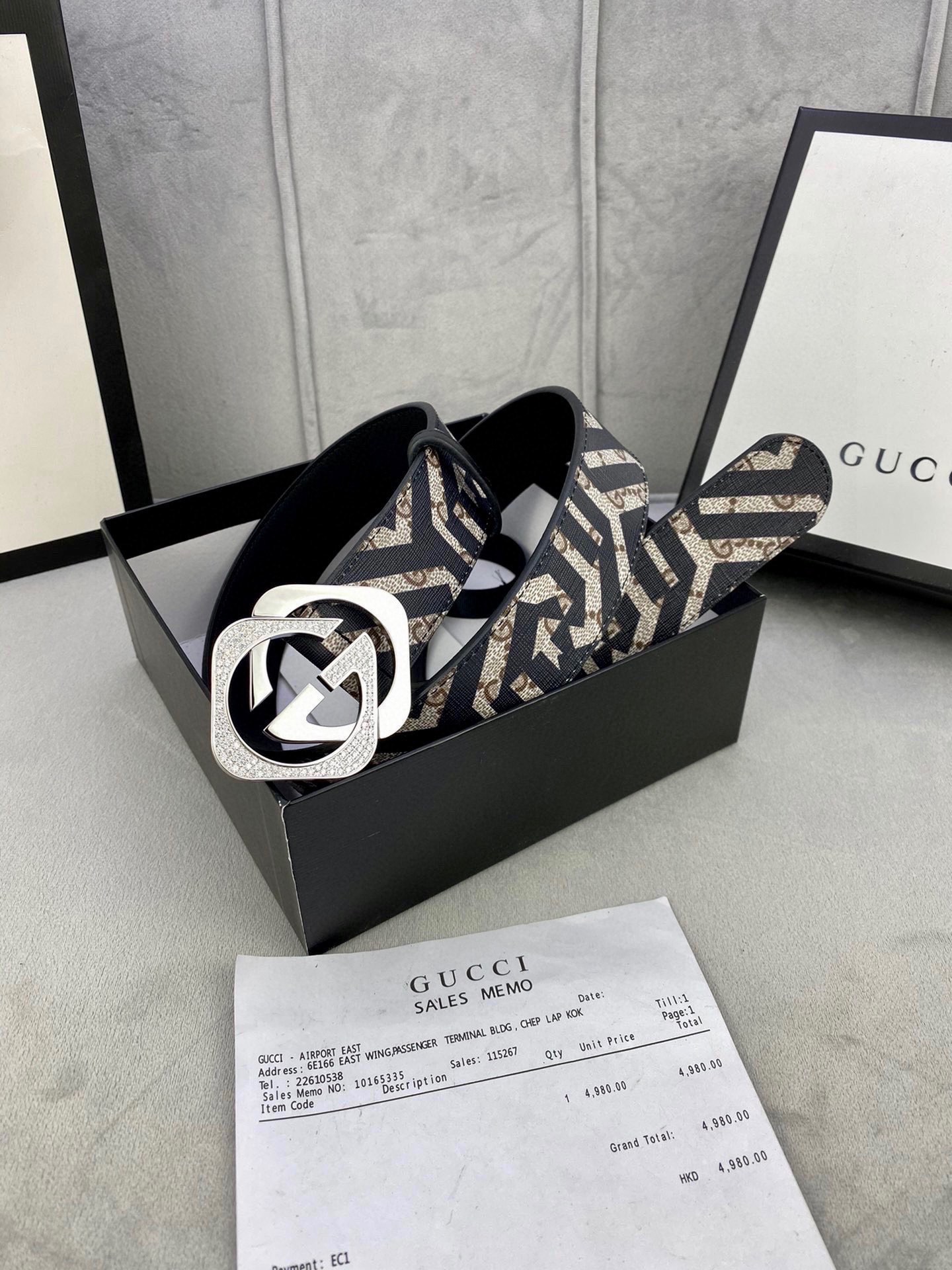 宽度4.0cmGUCCI经典款G家印