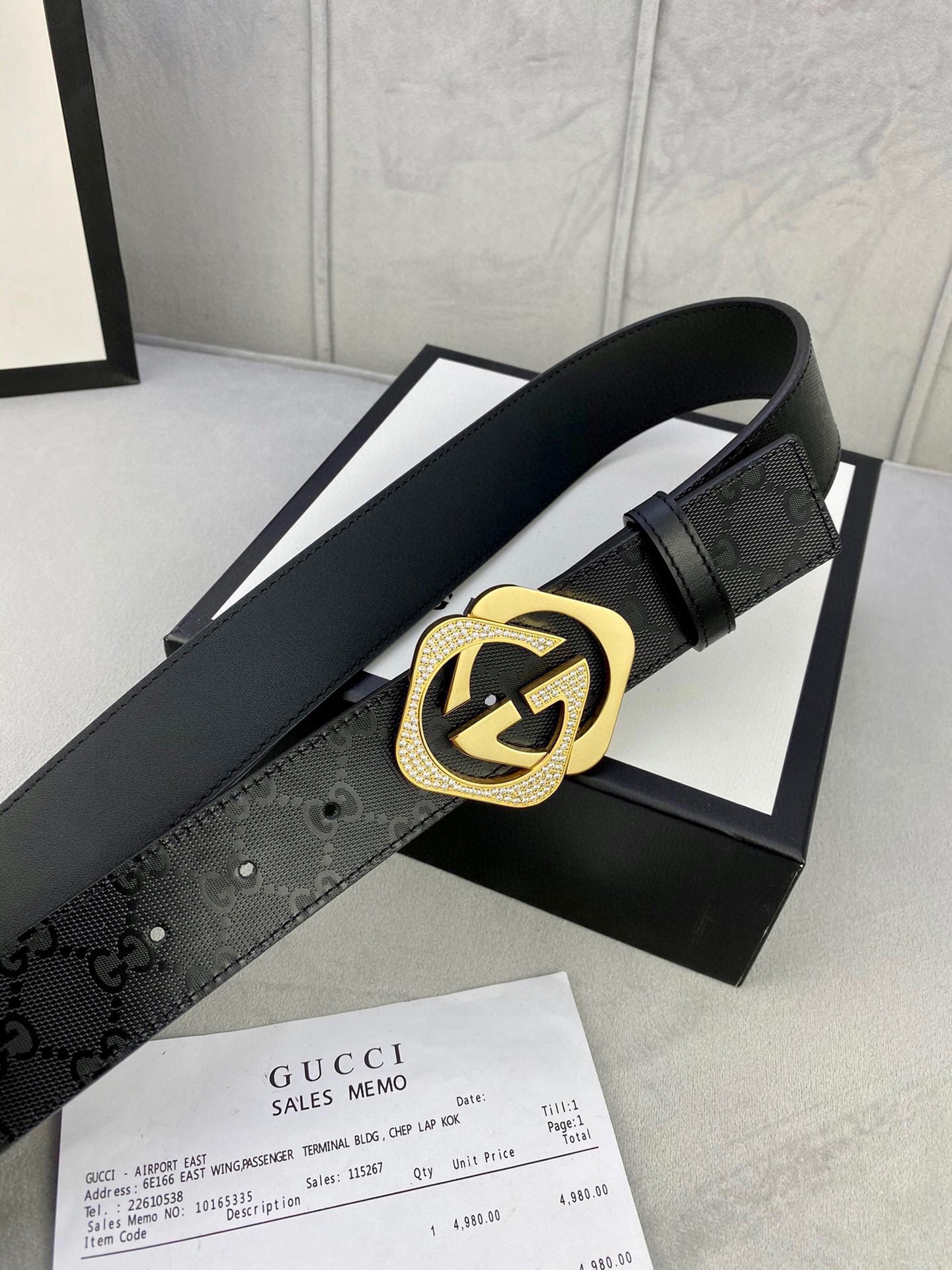 宽度4.0cmGUCCI经典款G家印