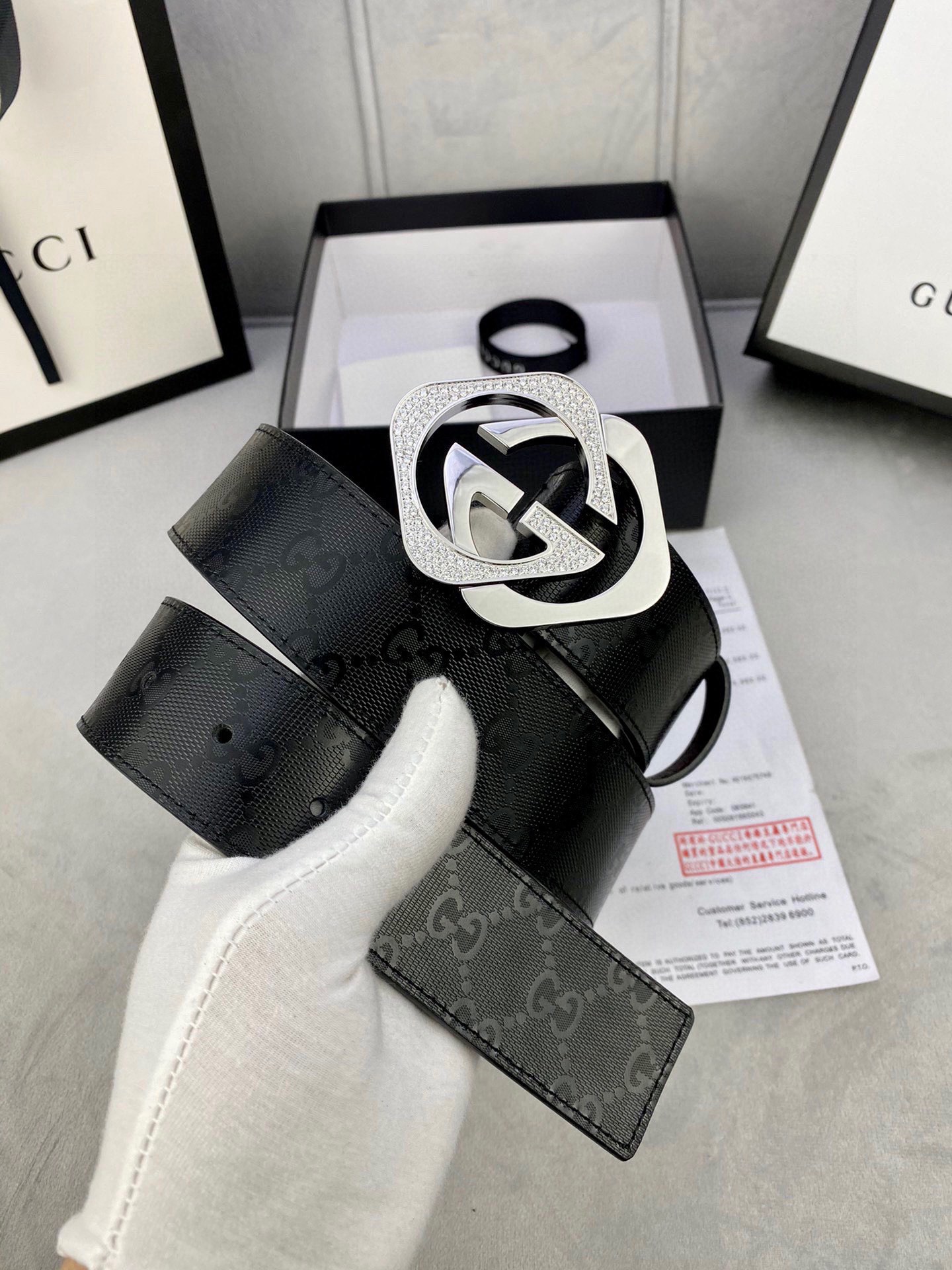 宽度4.0cmGUCCI经典款G家印