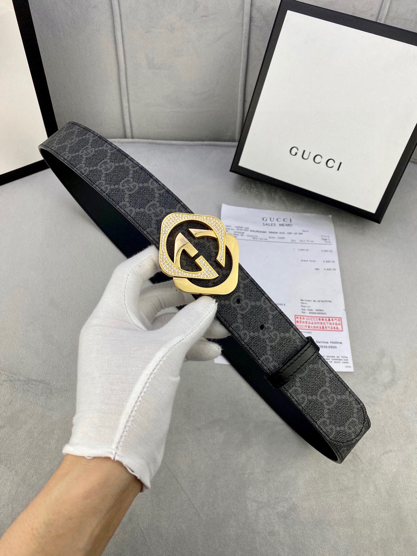 宽度4.0cmGUCCI经典款G家印