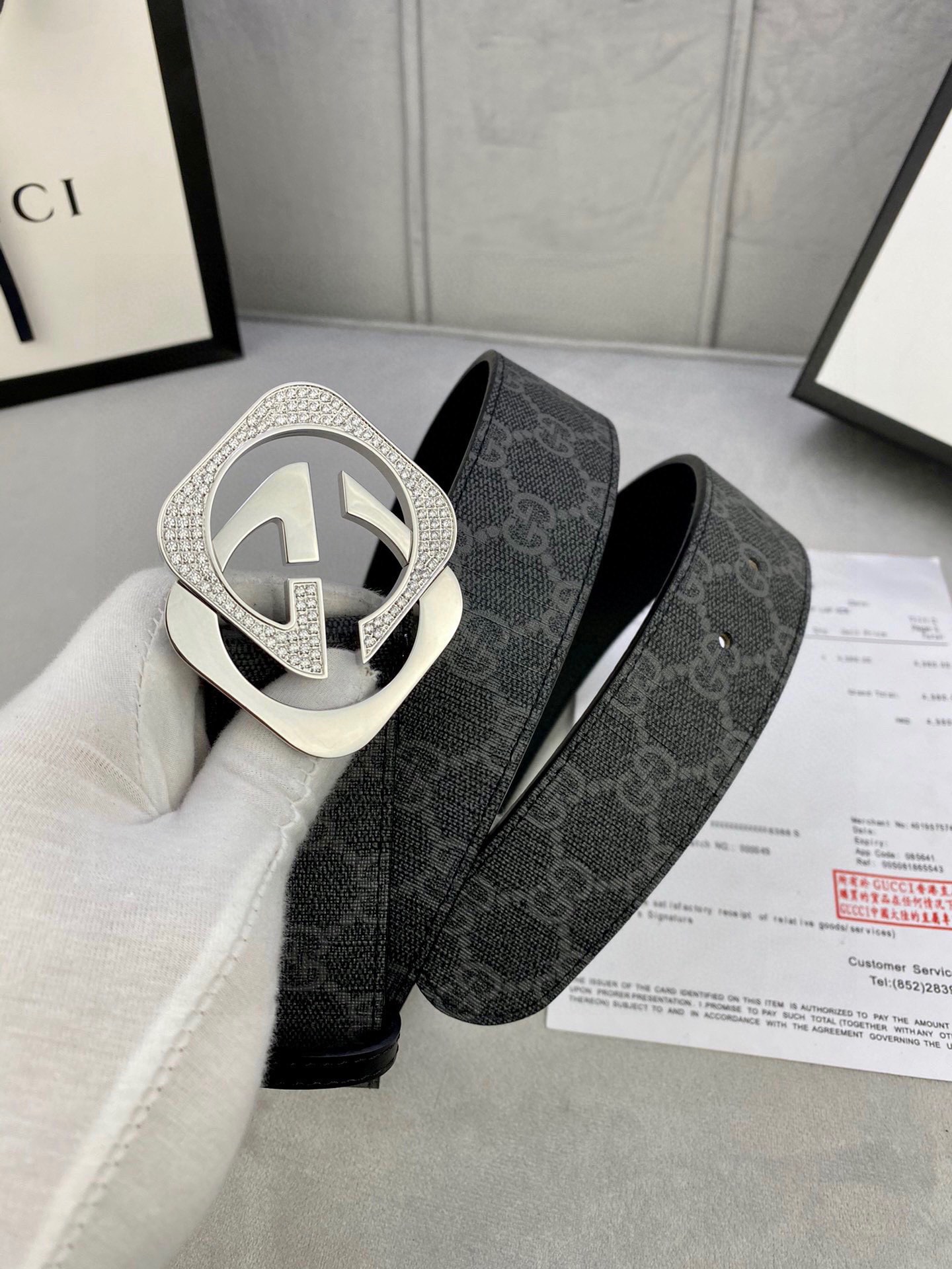 宽度4.0cmGUCCI经典款G家印