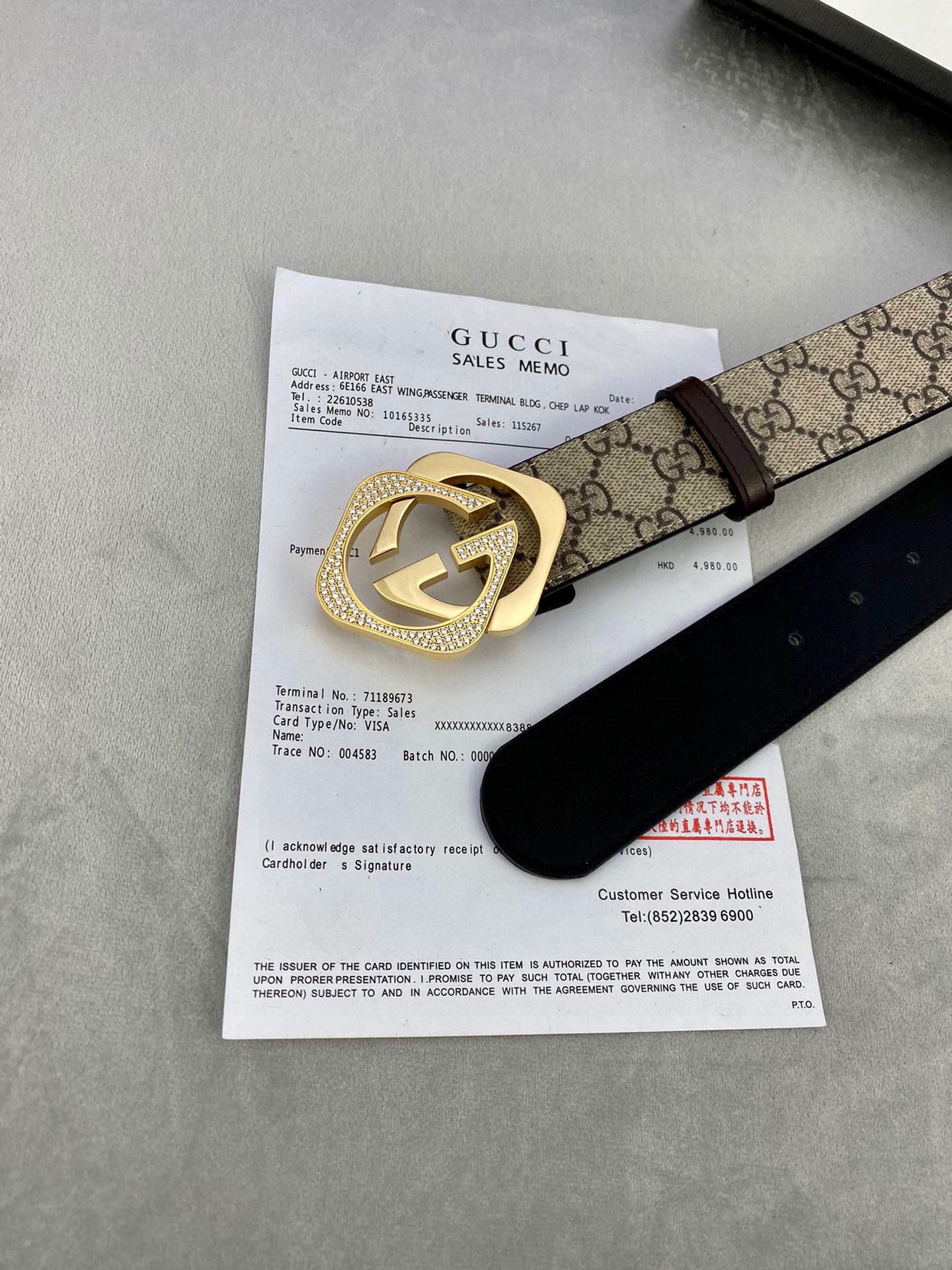 宽度4.0cmGUCCI经典款G家印